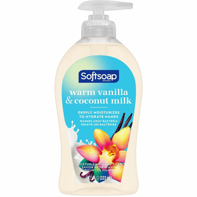 Colgate-Palmolive Softsoap Warm Vanilla Hand Soap, White, CPCUS07059A