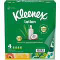 Kimberly-Clark Kleenex Soothing Lotion Tissues, White, 4 / Pack, KCC54289