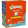 Kimberly-Clark Kleenex Anti-viral Facial Tissue, White, 12 / Carton, KCC54506CT