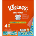 Kimberly-Clark Kleenex Anti-viral Facial Tissue, White, 12 / Carton, KCC54506CT