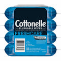 Kimberly-Clark Cottonelle Flushable Wipes, White, 4 / Pack, KCC54495