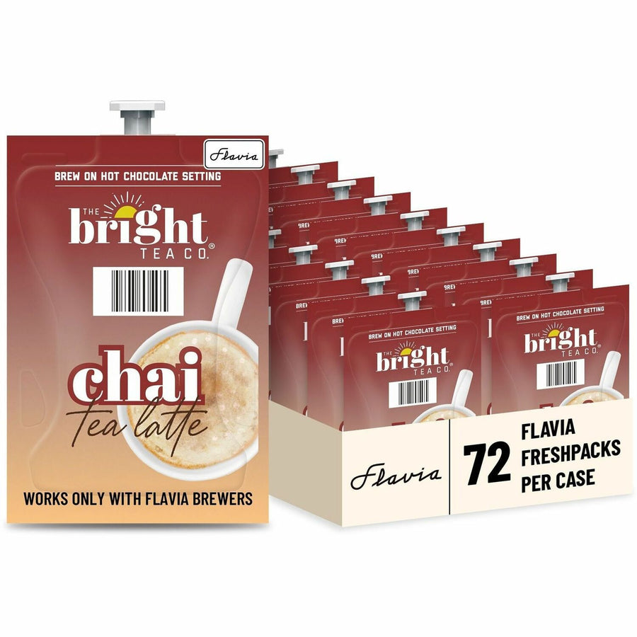 Flavia Chai Tea Latte, 72 / Carton, LAV48055