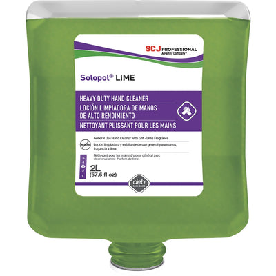 S. C. Johnson & Son SC Johnson Solopol Medium Heavy-Duty Hand Wash, Green, 4 / Carton, SJNLIM2LT