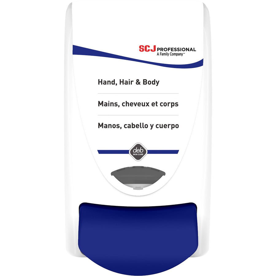 SC Johnson Cleanse Hand, Hair and Body Dispenser, White, Plastic, 1.06 quart, Locking Mechanism, SJNSHW1LDS