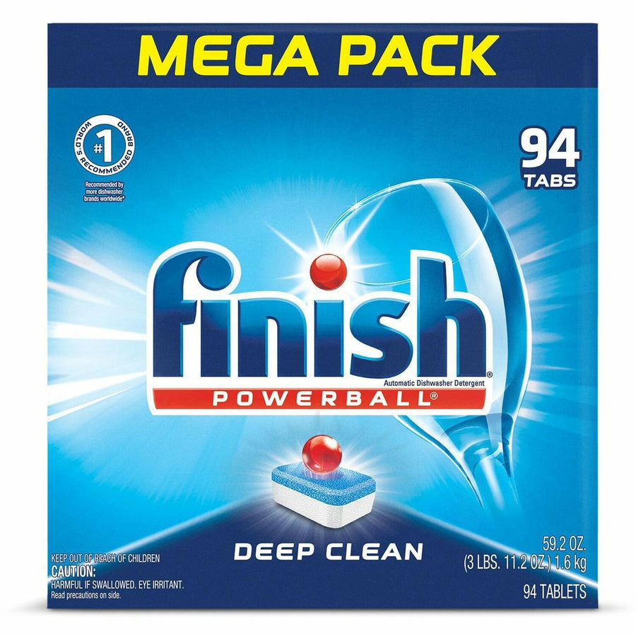 Finish Powerball Dishwasher Tabs, Easy to Use, 94 / Box, RAC97330