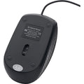 Verbatim America Corded Optical Mouse - Black, VER70733