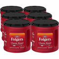 J.M. Smucker Folgers Ground Classic Roast Coffee, 6 / Carton, FOL30407CT