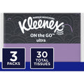 Kimberly-Clark Kleenex On-the-Go Slim Wallet Pack - 30 Facial Tissue-Count, White, 3 / Pack, KCC35533
