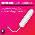 Kimberly-Clark U by Kotex Click Tampon Regular, White, 16 / Box, KCC53445