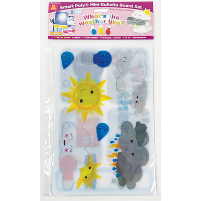 Ashley Productions Smart Poly Weather Mini Bulletin Set, Multi, 100EA/CT — view 1