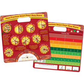 Ashley Productions Pizza Fractions Smart Poly Busy Board, ASH98005