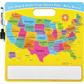 Ashley Productions U.S. Map/Flags Smart Poly Busy Board, ASH98008