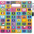 Ashley Productions U.S. Map/Flags Smart Poly Busy Board, ASH98008