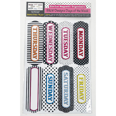 Ashley Productions Magnetic Chalkboard Days of the Week, Multicolor, 50EA/CT — view 1