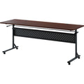 Lorell Shift 2.0 Flip and Nesting Mobile Table, Brown, LLR60761