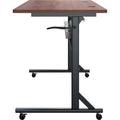 Lorell Shift 2.0 Flip and Nesting Mobile Table, Red, LLR60762