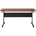 Lorell Shift 2.0 Flip and Nesting Mobile Table, Red, LLR60762