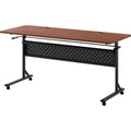 Lorell Shift 2.0 Flip and Nesting Mobile Table, Red, LLR60762