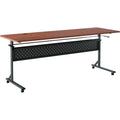 Lorell Shift 2.0 Flip and Nesting Mobile Table, Red, LLR60763