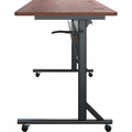 Lorell Shift 2.0 Flip and Nesting Mobile Table, Red, LLR60763