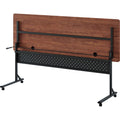 Lorell Shift 2.0 Flip and Nesting Mobile Table, Red, LLR60763