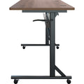 Lorell Shift 2.0 Flip and Nesting Mobile Table, Brown, LLR60765