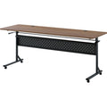 Lorell Shift 2.0 Flip and Nesting Mobile Table, Brown, LLR60765
