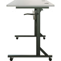 Lorell Shift 2.0 Flip and Nesting Mobile Table, Gray, LLR60766