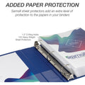 Samsill Durable View Binders, Assorted, 4 / Pack, SAMMP46459