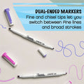 Newell Sharpie S-Note Duo Dual-Tip Markers, 8 / Pack, SAN2154173