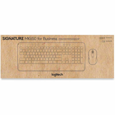 Logitech Signature MK650 Combo for Business Wireless Mouse and Keyboard Combo, LOG920011018