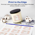 Avery Durable Waterproof Labels, 2" x 2" Square, 96 Total, Matte, 96 / Pack, AVE64510