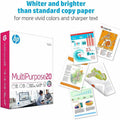 HP Papers Multipurpose20 Copy Paper - White, 8 1/2" x 11", 40 / Pallet, HEW112000PL