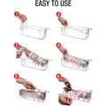 Deflecto Ribbon Dispenser, Clear, DEF29321CR