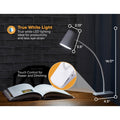 Stanley Black & Decker Bostitch Adjustable LED Clamp Light, White, BOSLED2103