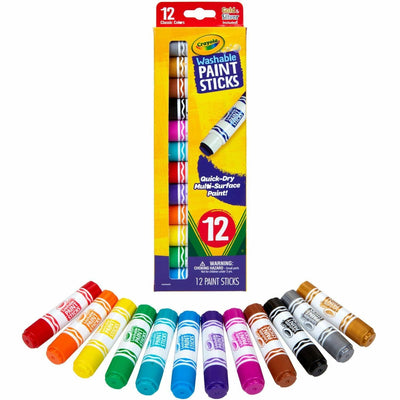 Crayola Project Quick-Dry Paint Sticks, 1 Pack, CYO546211