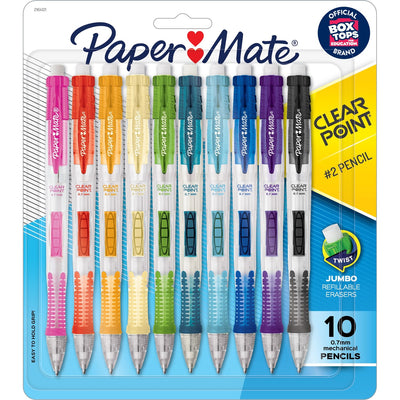 Newell Paper Mate Clearpoint Mechanical Pencils, 0.7 mm, 10 / Pack, PAP2164121