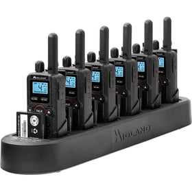 Midland Radio BizTalk BR180X6BGC On-Site Business Radio Bundle Pack, Gray, MROBR180X6BGC