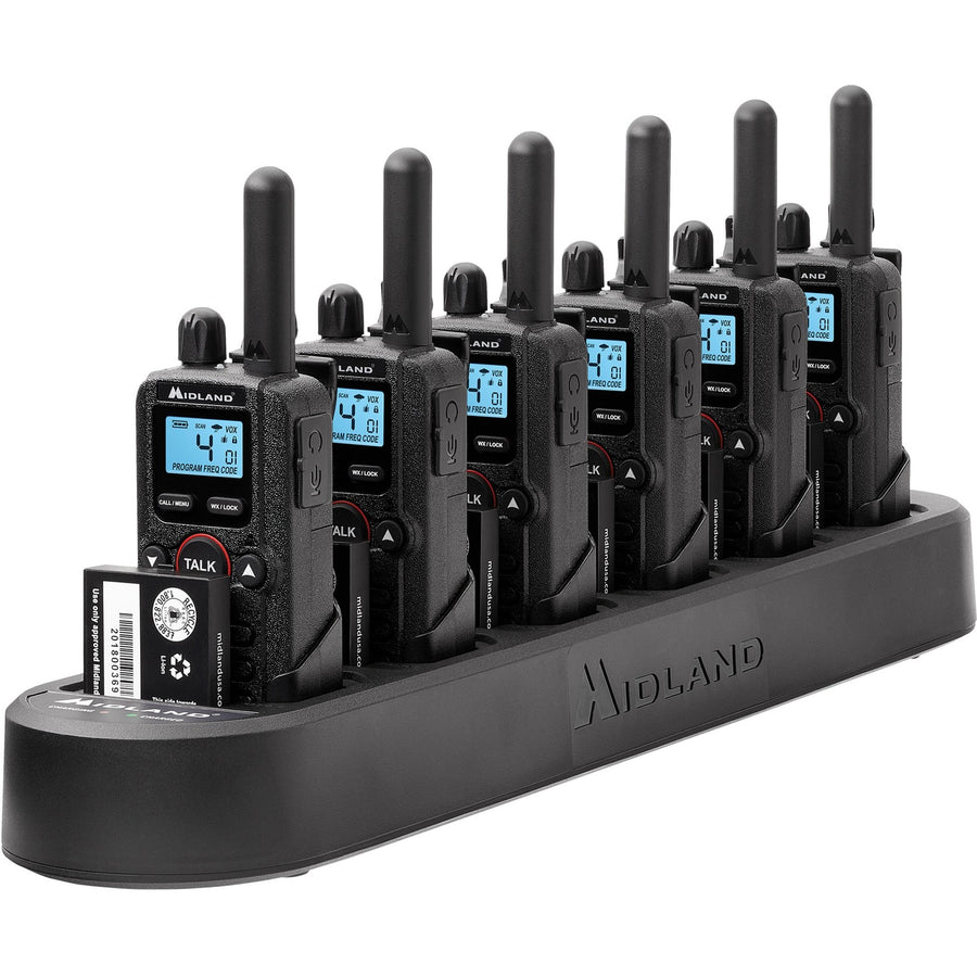 Midland BizTalk BR180X6BGC On-Site Business Radio Bundle Pack, Gray, Lightweight, MROBR180X6BGC