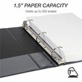 Samsill Durable View Binders, Assorted, 8 1/2" Width x 11" Length, 4 / Pack, SAMMP46458