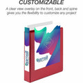 Samsill Durable View Binders, Assorted, 8 1/2" Width x 11" Length, 4 / Pack, SAMMP46458
