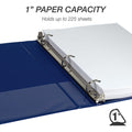 Samsill Durable View Binders, Assorted, 8 1/2" Width x 11" Length, 4 / Pack, SAMMP46439
