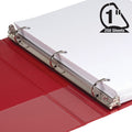 Samsill Durable View Binders, Green, 8 1/2" Width x 11" Length, 4 / Pack, SAMMP46409