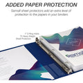 Samsill Durable View Binders, Green, 8 1/2" Width x 11" Length, 4 / Pack, SAMMP46409