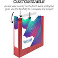 Samsill Durable View Ring Binder, Green, 8 1/2" Width x 11" Length, 4 / Pack, SAMMP46468
