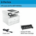 HP LaserJet Pro 4101fdw Wireless Laser Multifunction Printer - Monochrome - White, HEW2Z619F