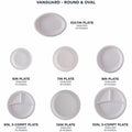 Eco-Products Vanguard 6" Sugarcane Plates, White, 1000 / Carton, ECOEPP016NFA