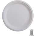 Eco-Products Vanguard 6" Sugarcane Plates, White, 1000 / Carton, ECOEPP016NFA