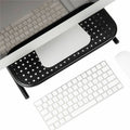 Mind Reader Monitor Stands, Black, 2 / Pack, EMS2METMONSTBLK