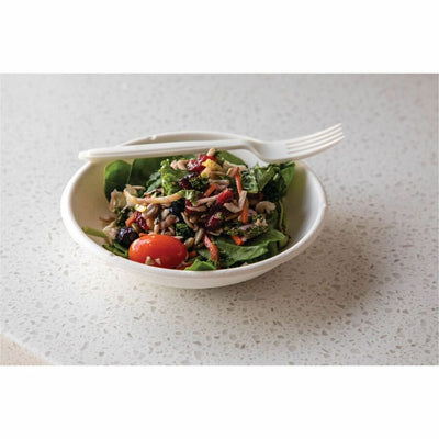 Eco-Products Vanguard 12 oz Sugarcane Bowls, White, 1000 / Carton, ECOEPBL12NFA